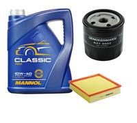 DENCKERMANN Controllo Set MANNOL Classic 10W-40 5L Per Opel Omega B 2.2 16V