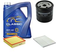 DENCKERMANN Controllo Set MANNOL Classic 10W-40 5L Per Opel Omega B 2.2 16V
