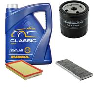 DENCKERMANN Controllo Set MANNOL Classic 10W-40 5L Per Opel Vectra B 1.6i