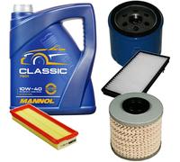 DENCKERMANN Controllo Set MANNOL Classic 10W-40 5L Per Opel Vivaro Kasten