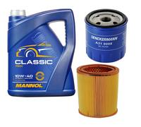 DENCKERMANN Controllo Set MANNOL Classic 10W-40 5L Per Peugeot 106 II 1.5 D