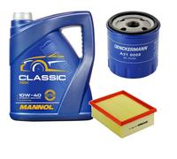 DENCKERMANN Controllo Set MANNOL Classic 10W-40 5L Per Peugeot 206 1.4i