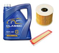 DENCKERMANN Controllo Set MANNOL Classic 10W-40 5L Per Peugeot 206 CC 1.6