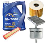 DENCKERMANN Controllo Set MANNOL Classic 10W-40 5L Per Peugeot 307 1.6 16V
