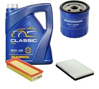 DENCKERMANN Controllo Set MANNOL Classic 10W-40 5L Per Peugeot 405 II 1.6
