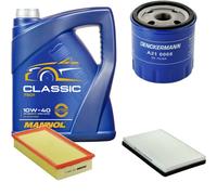 DENCKERMANN Controllo Set MANNOL Classic 10W-40 5L Per Peugeot 405 II 1.6