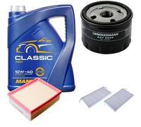 DENCKERMANN Controllo Set MANNOL Classic 10W-40 5L Per Renault Laguna III