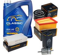 DENCKERMANN Controllo Set MANNOL Classic 10W-40 5L Per Renault Laguna III