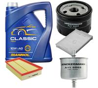 DENCKERMANN Controllo Set MANNOL Classic 10W-40 5L Per Renault Megane II