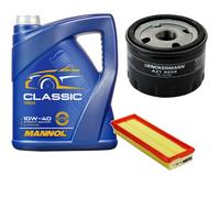 DENCKERMANN Controllo Set MANNOL Classic 10W-40 5L Per Renault Megane Scenic