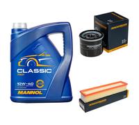 DENCKERMANN Controllo Set MANNOL Classic 10W-40 5L Per Renault Twingo II 1.2