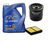 DENCKERMANN Controllo Set MANNOL Classic 10W-40 5L Per Rover 400 Hatchback