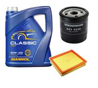 DENCKERMANN Controllo Set MANNOL Classic 10W-40 5L Per Rover 75 1.8 MG