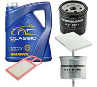 DENCKERMANN Controllo Set MANNOL Classic 10W-40 5L Per Seat Leon 1.6 16V 1.4