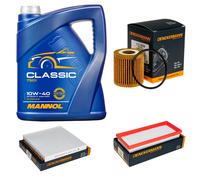 DENCKERMANN Controllo Set MANNOL Classic 10W-40 5L Per Smart Fortwo Coupe