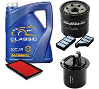 DENCKERMANN Controllo Set MANNOL Classic 10W-40 5L Per Subaru Forester 2.0