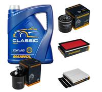 DENCKERMANN Controllo Set MANNOL Classic 10W-40 5L Per Subaru Forester 2.0