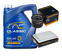 DENCKERMANN Controllo Set MANNOL Classic 10W-40 5L Per Suzuki Ignis 1.2