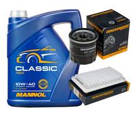 DENCKERMANN Controllo Set MANNOL Classic 10W-40 5L Per Suzuki Splash 1.0 1.2