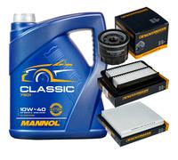 DENCKERMANN Controllo Set MANNOL Classic 10W-40 5L Per Suzuki Swift V 1.0