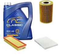 DENCKERMANN Controllo Set MANNOL Classic 10W-40 5L Per VW Caddy II Kasten