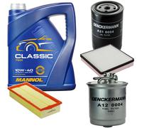 DENCKERMANN Controllo Set MANNOL Classic 10W-40 5L Per VW Golf II 1.6 D