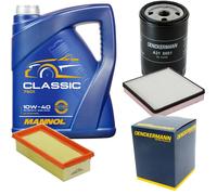 DENCKERMANN Controllo Set MANNOL Classic 10W-40 5L Per VW Golf II 1.8I Cat