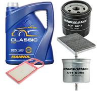 Denckermann Controllo Set mannol Classic, 10W-40 5L per VW Golf IV 1.4