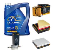 DENCKERMANN Controllo Set MANNOL Classic 10W-40 5L Per VW Polo 1.2 Fox Skoda