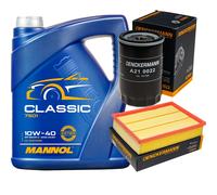 DENCKERMANN Controllo Set MANNOL Classic 10W-40 5L Per VW Transporter IV Bus