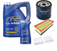 DENCKERMANN Controllo Set MANNOL Classic 10W-40 6L Per Alfa Romeo 147 1.6