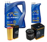 DENCKERMANN Controllo Set MANNOL Classic 10W-40 6L Per Audi A2 1.4 1.6 FSI