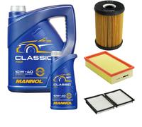 DENCKERMANN Controllo Set MANNOL Classic 10W-40 6L Per BMW 3er Compact 316i