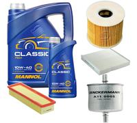 DENCKERMANN Controllo Set MANNOL Classic 10W-40 6L Per Citroën Berlingo 1.4i