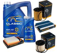 DENCKERMANN Controllo Set MANNOL Classic 10W-40 6L Per Citroën Berlingo