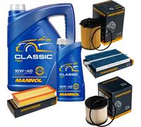 DENCKERMANN Controllo Set MANNOL Classic 10W-40 6L Per Citroën Berlingo
