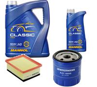 DENCKERMANN Controllo Set MANNOL Classic 10W-40 6L Per Citroën Berlingo