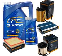 DENCKERMANN Controllo Set MANNOL Classic 10W-40 6L Per Citroën Berlingo