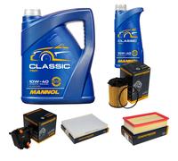 DENCKERMANN Controllo Set MANNOL Classic 10W-40 6L Per Citroën C5 III Break
