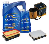 DENCKERMANN Controllo Set MANNOL Classic 10W-40 6L Per Citroën C5 III Break