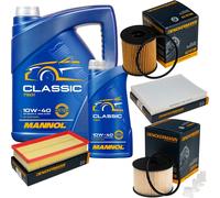 DENCKERMANN Controllo Set MANNOL Classic 10W-40 6L Per Citroën C5 III Break