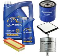 DENCKERMANN Controllo Set MANNOL Classic 10W-40 6L Per Citroën Xantia 1.8i