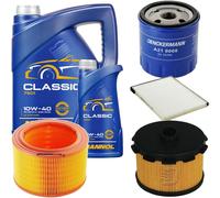 DENCKERMANN Controllo Set MANNOL Classic 10W-40 6L Per Citroën Xsara 1.9 D