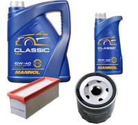 DENCKERMANN Controllo Set MANNOL Classic 10W-40 6L Per Dacia Duster
