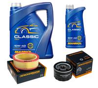 DENCKERMANN Controllo Set MANNOL Classic 10W-40 6L Per Dacia Sandero Logan