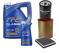 DENCKERMANN Controllo Set MANNOL Classic 10W-40 6L Per Fiat Doblo 1.6 16V
