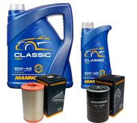 DENCKERMANN Controllo Set MANNOL Classic 10W-40 6L Per Fiat Ducato Bus 2.3