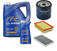 DENCKERMANN Controllo Set MANNOL Classic 10W-40 6L Per Fiat Marea Weekend