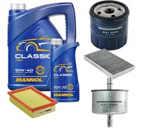 DENCKERMANN Controllo Set MANNOL Classic 10W-40 6L Per Fiat Marea Weekend