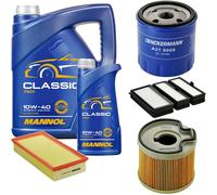 DENCKERMANN Controllo Set MANNOL Classic 10W-40 6L Per Fiat Scudo Kasten 2.0